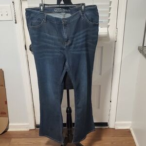 Good Hart Women's Blue Flare Jeans